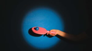 raquettes de ping-pong