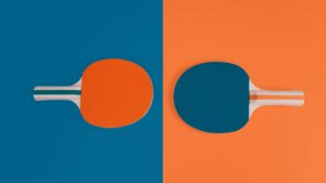 raquettes de ping-pong