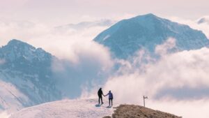 Trail en montagne