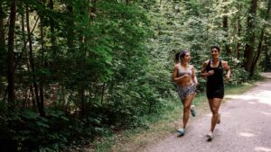 Trail en forêt